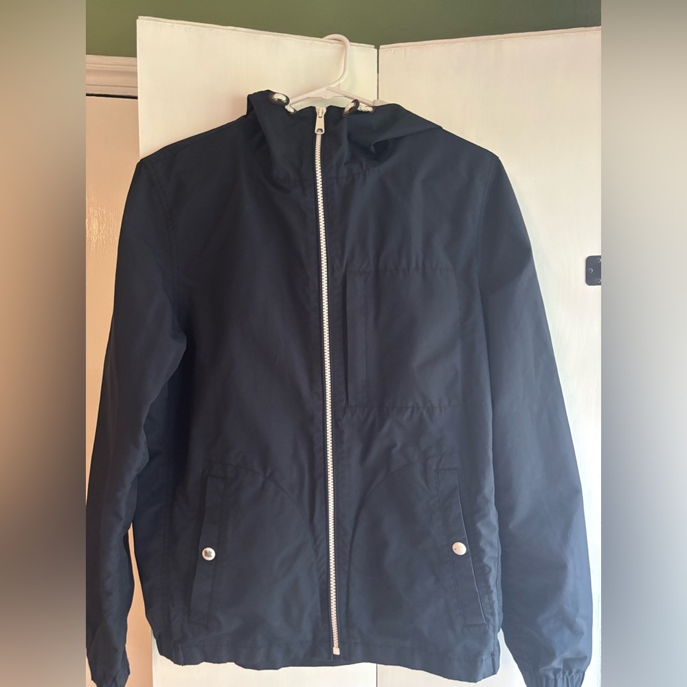J. Crew Navy Blue Windbreaker Jacket